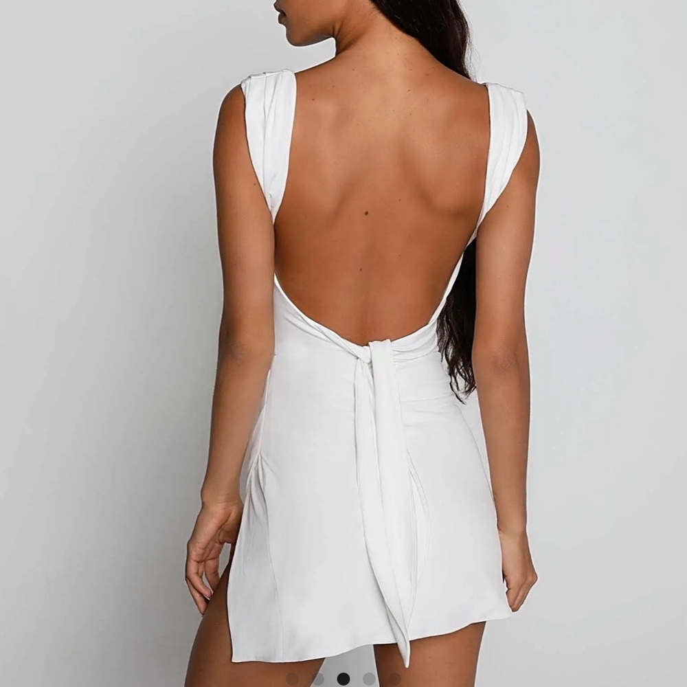 TIGER MIST JOSLIN WHITE DRESS